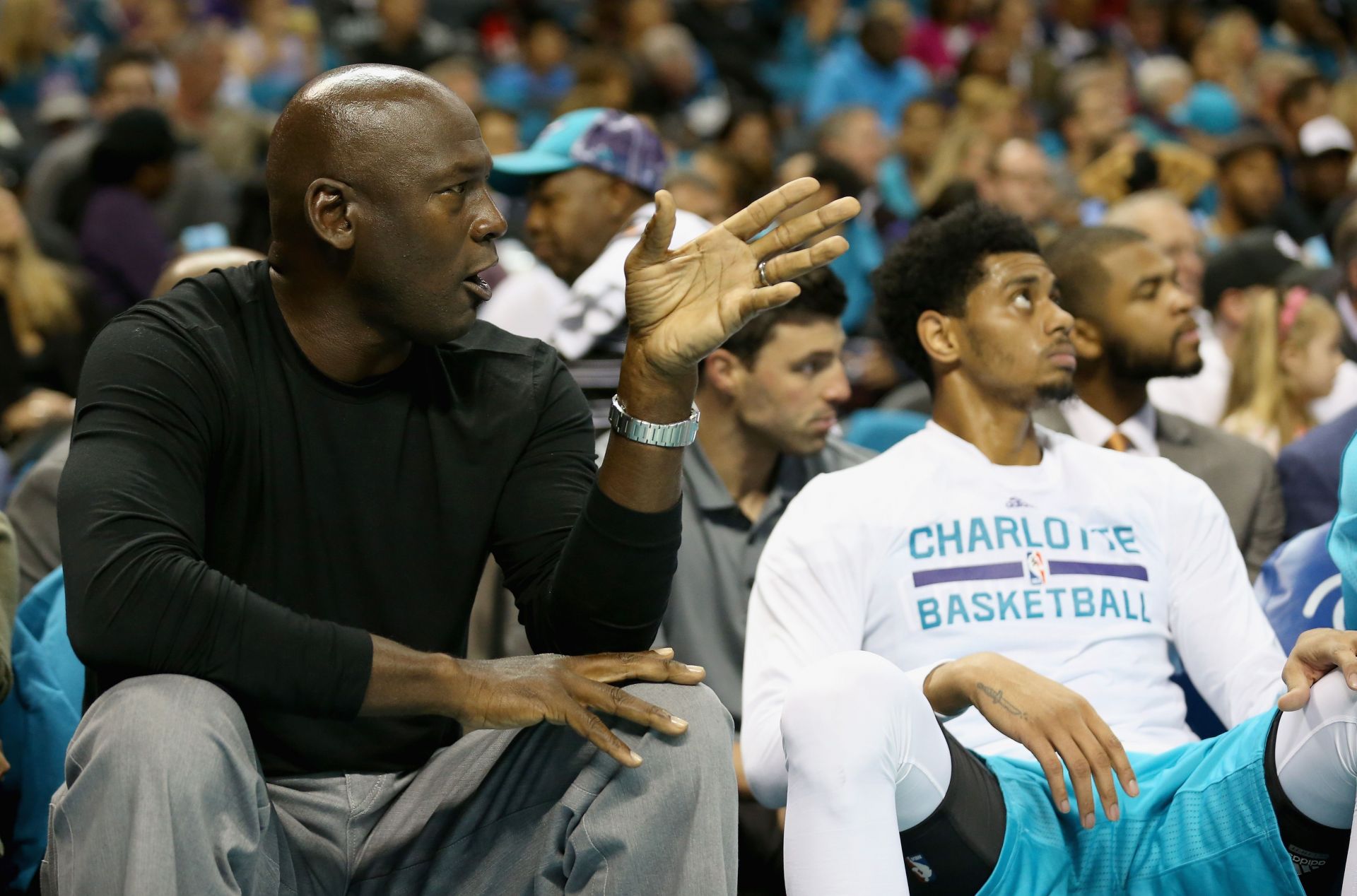 Charlotte Hornets owner Michael Jordan