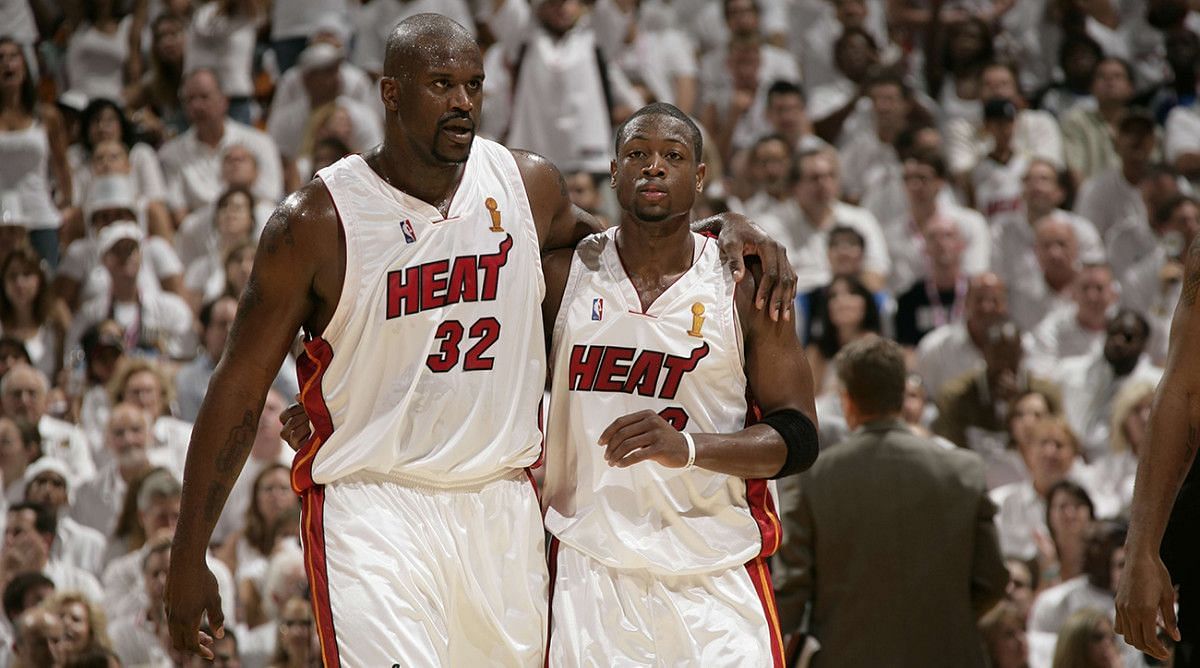 O&#039;Neal and Dwyane Wade with the Miami Heat