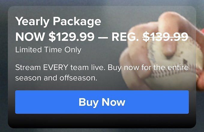 2022 MLB.TV subscriptions on sale