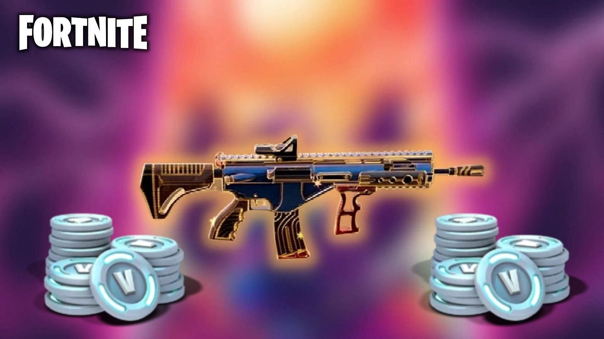 Players are selling the vaulted weapon using an interesting method in the current season (Image via Sportskeeda)