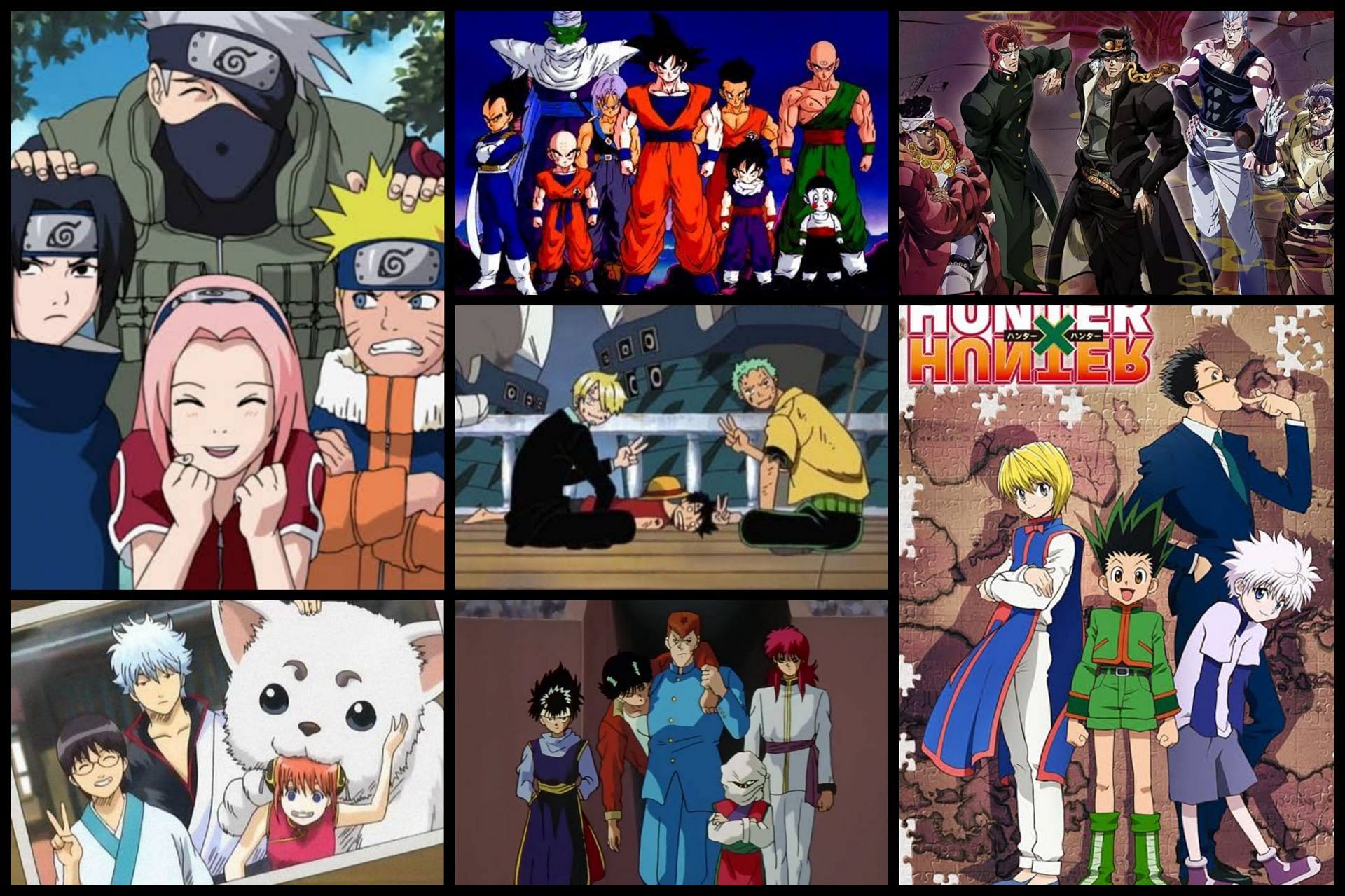 Some of the most iconic squads in Shonen anime (Image via Sportskeeda)