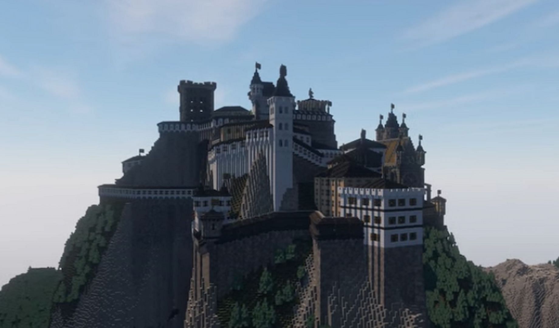 For the player seeking the ultimate in defenses the Fortified Castle can keep them safe (Image via haraxx, YouTube)