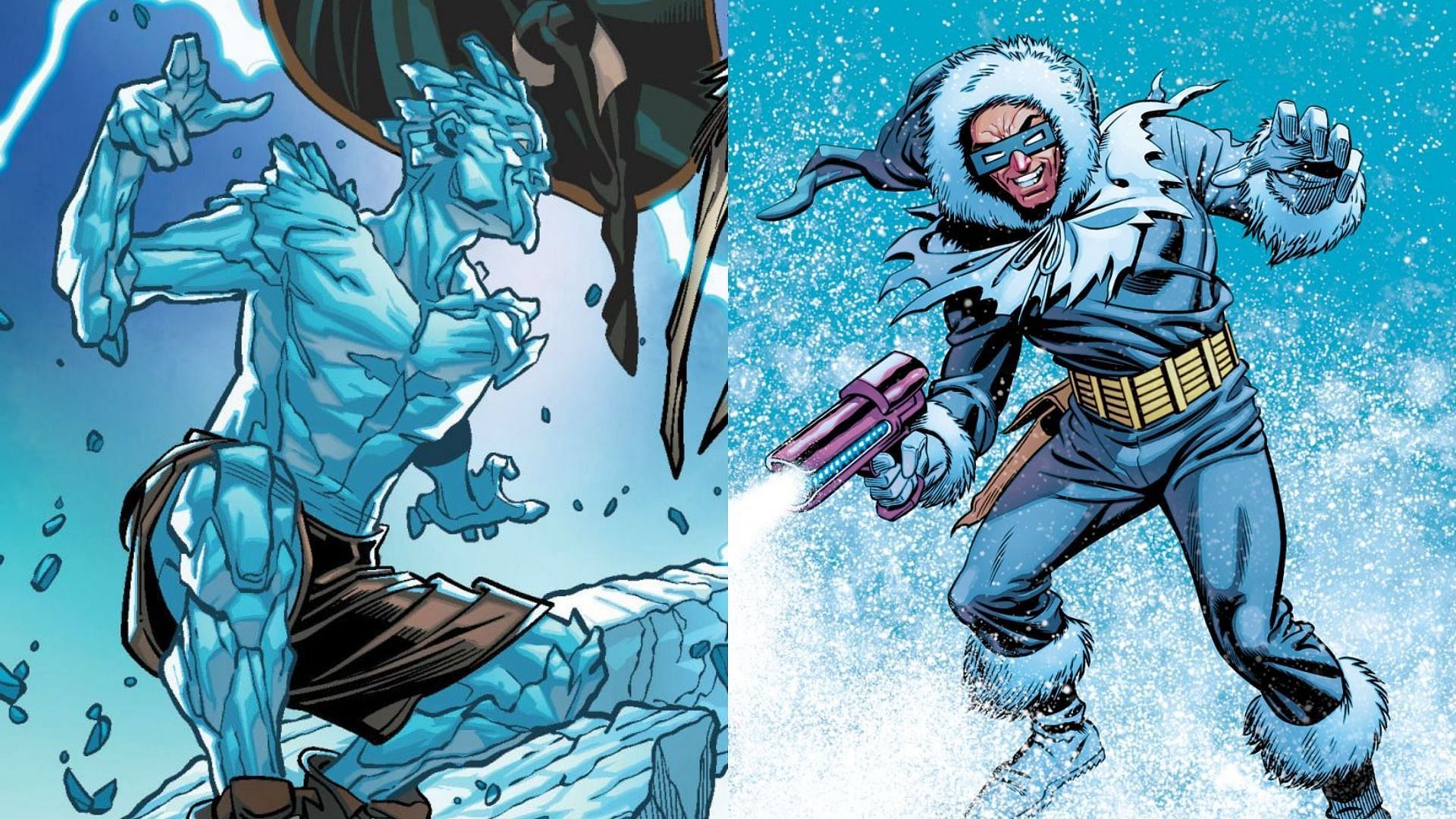 Comic book characters with Ice abilities ( Image via Marvel &amp; DC)