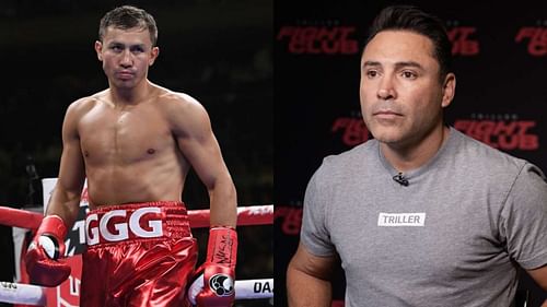 Gennady Golovkin (left) and Oscar De La Hoya (Right)