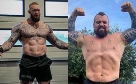 How did the rivalry between Thor Björnsson and Eddie Hall start?