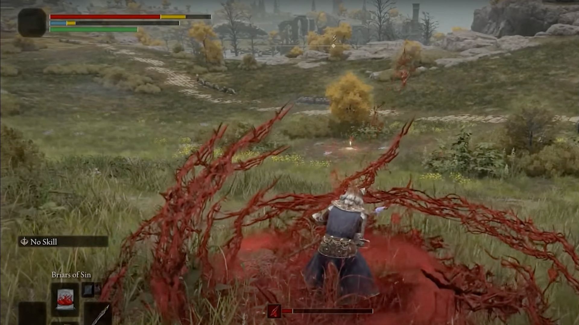 Players are able to use Aberrant sorcery spells to cast thorn-inspired magic that can decimate their enemies (Image via Sipder/YouTube)