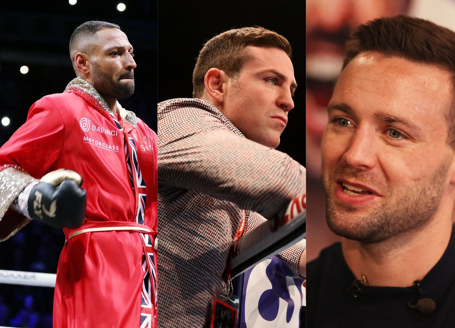 Kell Brook (left), Matt Macklin (middle), Josh Taylor (right)