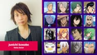 Suwabe's popular characters (Image via Funimation)