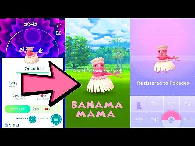 Pokemon Go How To Catch Pa U Style Oricorio