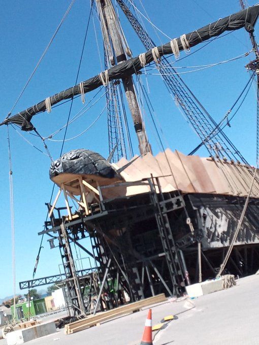 One Piece liveaction leaks Garp's ship built, giving indication on
