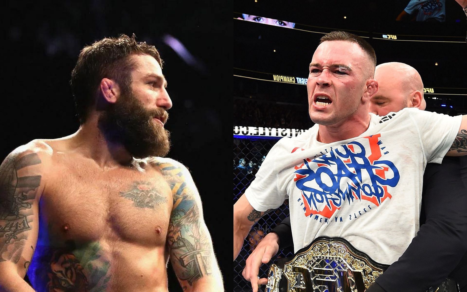 Michael Chiesa (left); Colby Covington (right)