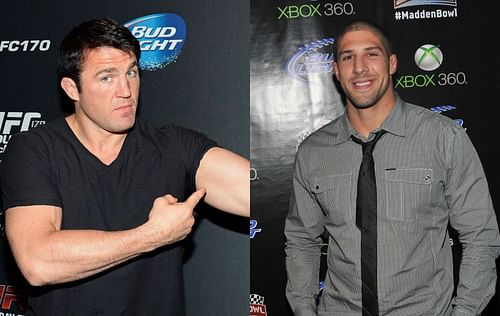 Chael Sonnen (left) & Brendan Schaub (right)