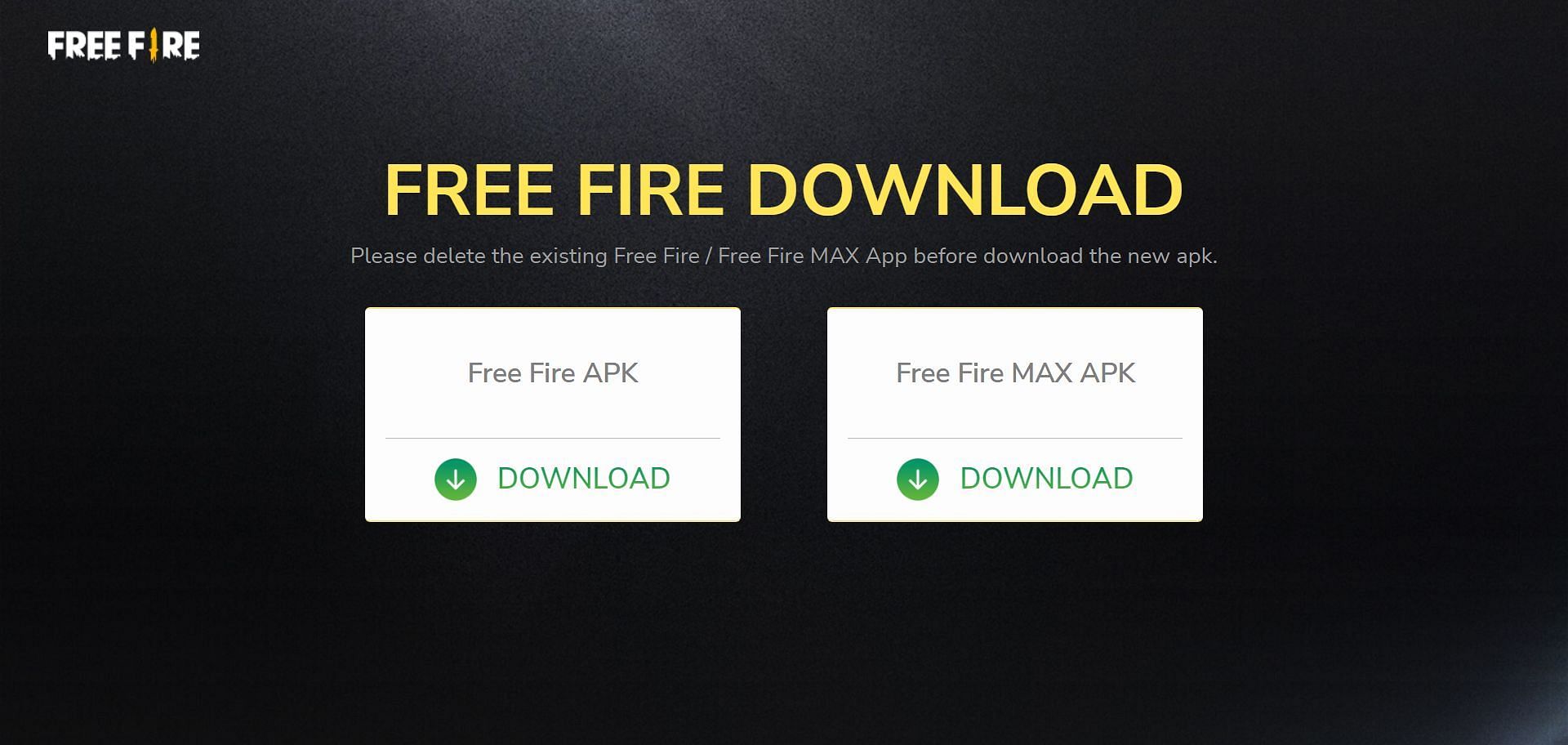 How to download the latest APK version for Free Fire MAX (Image via Garena)