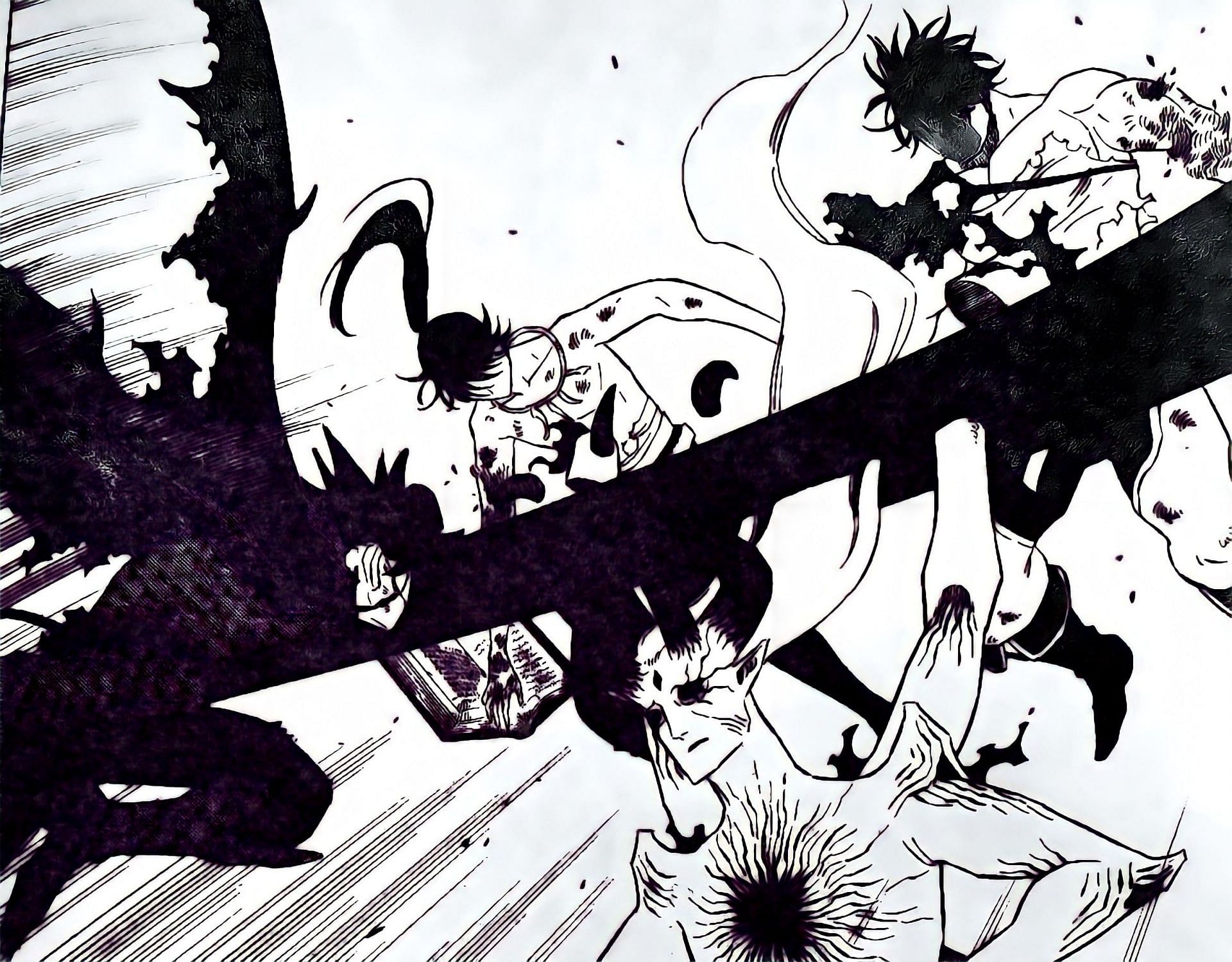 Asta saves Yami and Nacht (Image via Underworld Hideout/Discord)