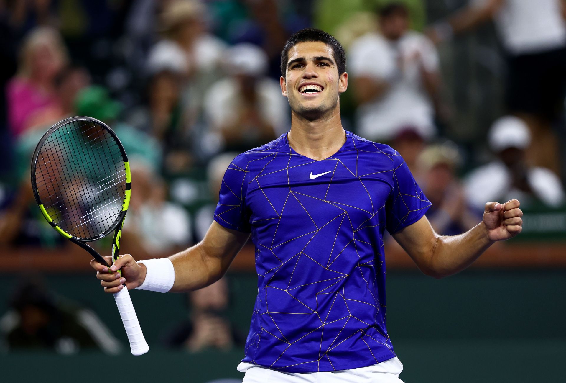 Carlos Alcaraz at the 2022 Indian Wells Masters.