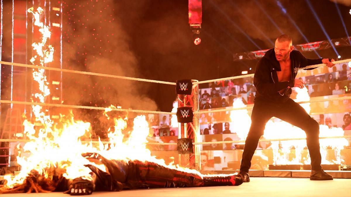 Randy Orton sets The Fiend on fire at TLC 2020