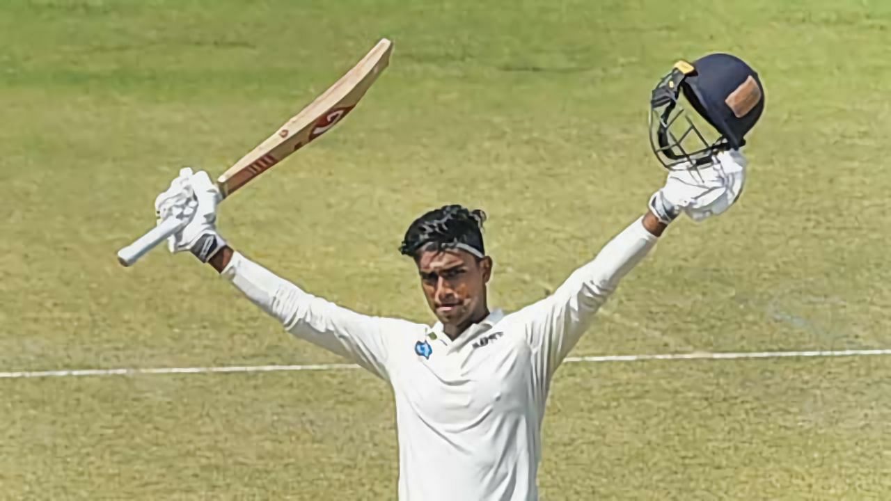 Kumar Kushagra during the Ranji Trophy 2021-22