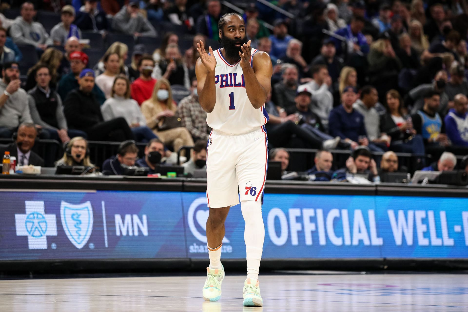 Philadelphia 76ers star James Harden is off to a strong start
