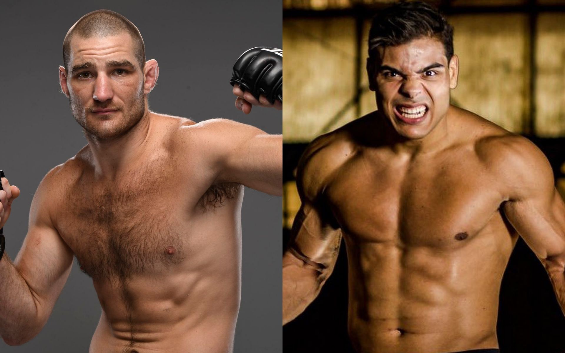 Sean Strickland (left) and Paulo Costa (right) [Images via @SnailSonnen and @mma_bang on Twitter]