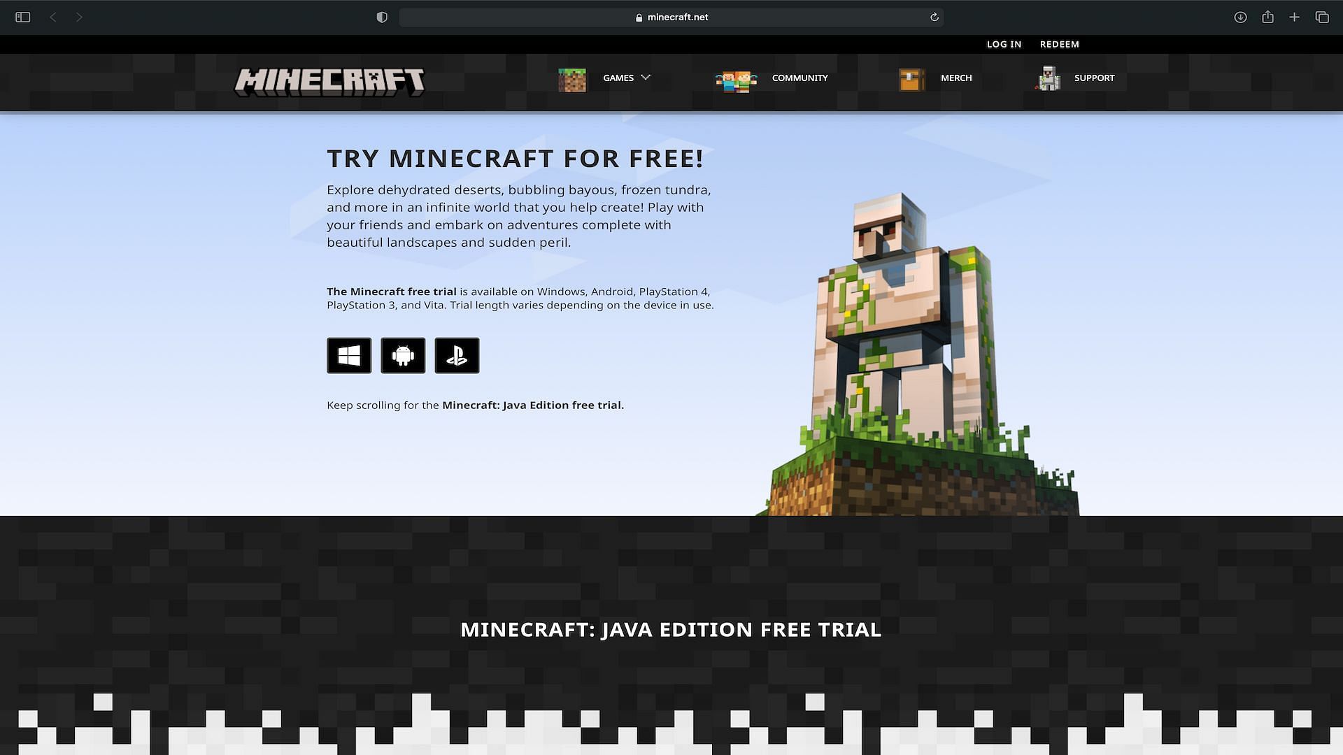 How to play Minecraft for free in 2022