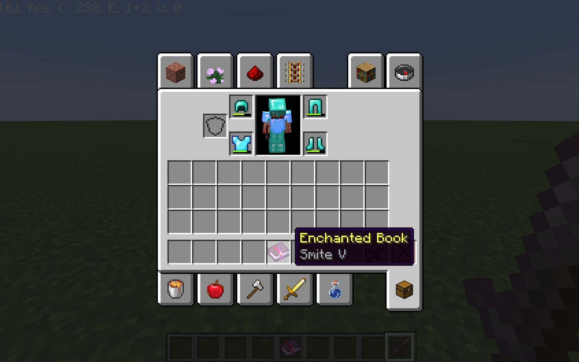 Smite enchanted book (Image via Minecraft)