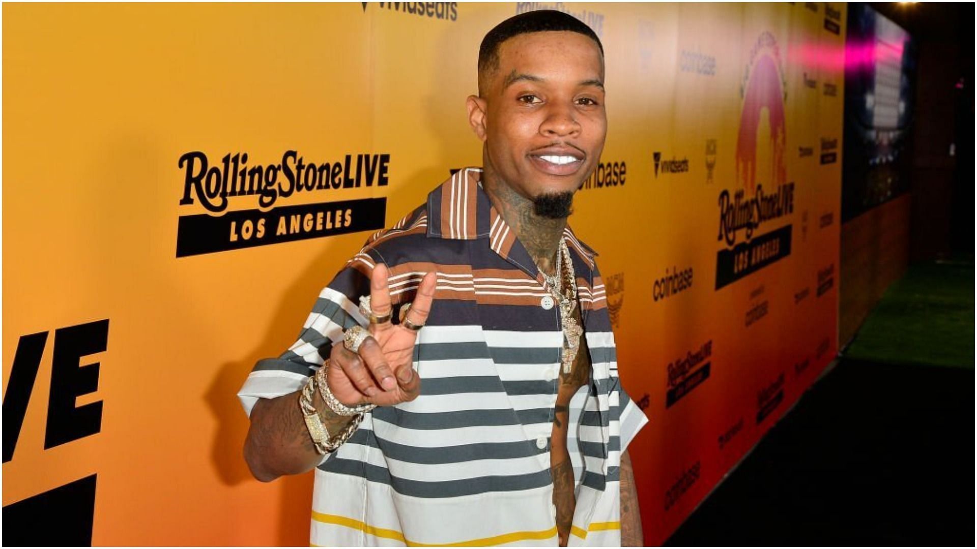 Tory Lanez has been sued by a company from which he borrowed a loan (Image via Jerod Harris/Getty Images)