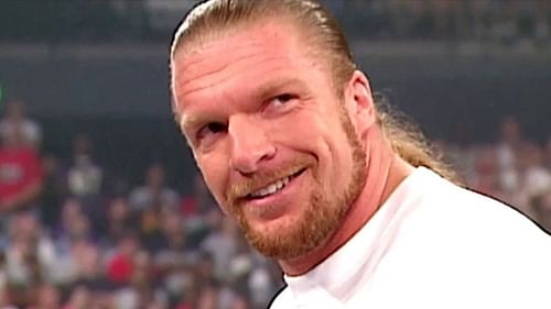 Triple H on an episode of Raw in 2002