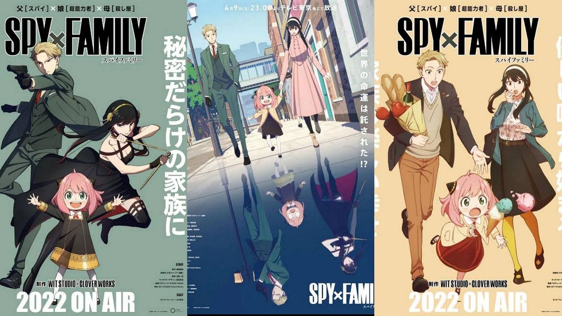Spy X Family visual posters (Image via Toho Animation)
