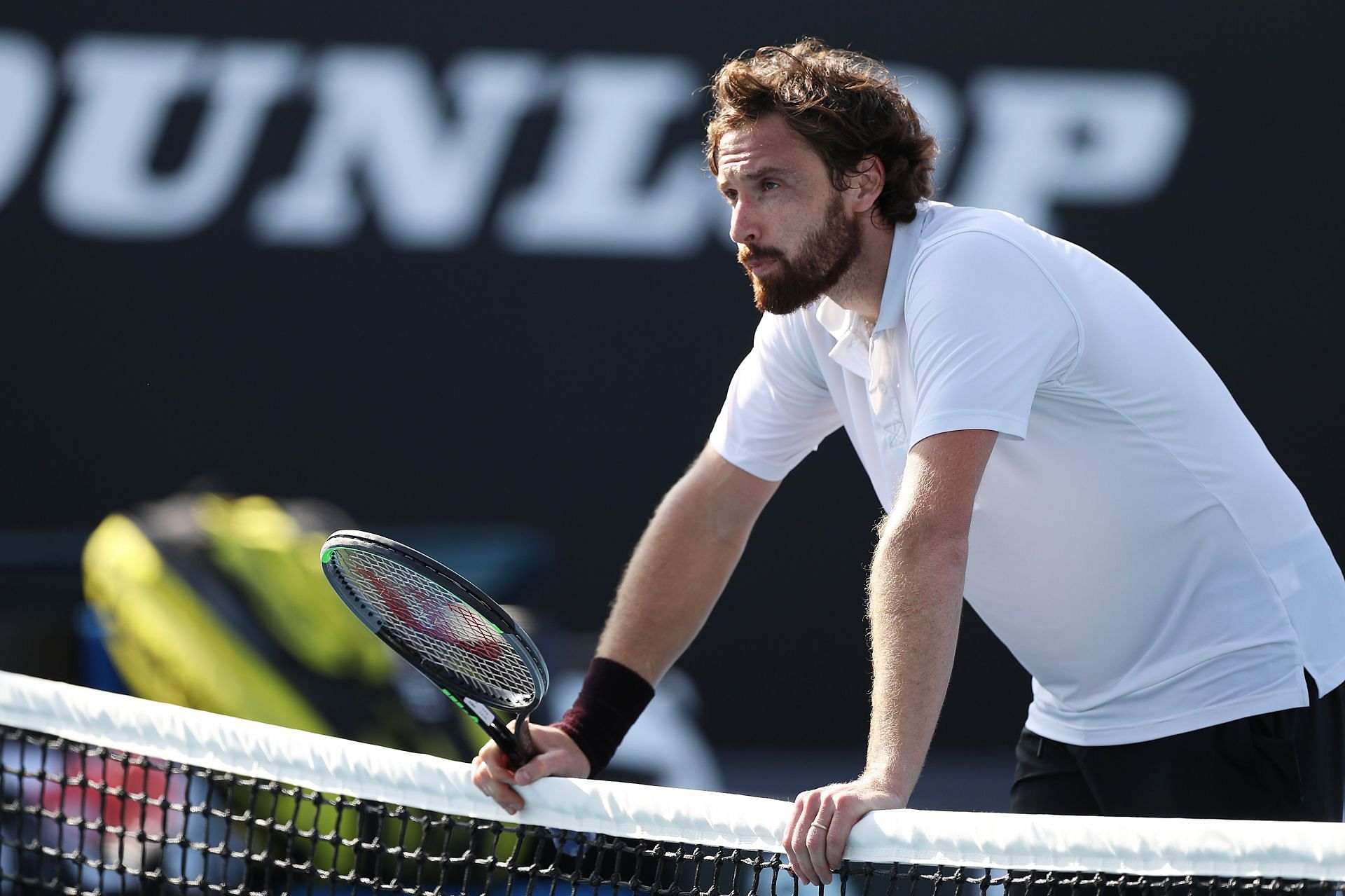 Ernests Gulbis at the 2020 Australian Open