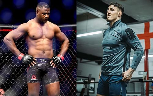 Francis Ngannou (left) Tom Aspinall (right) [Image Credits- @tomaspinallofficial on Instagram]