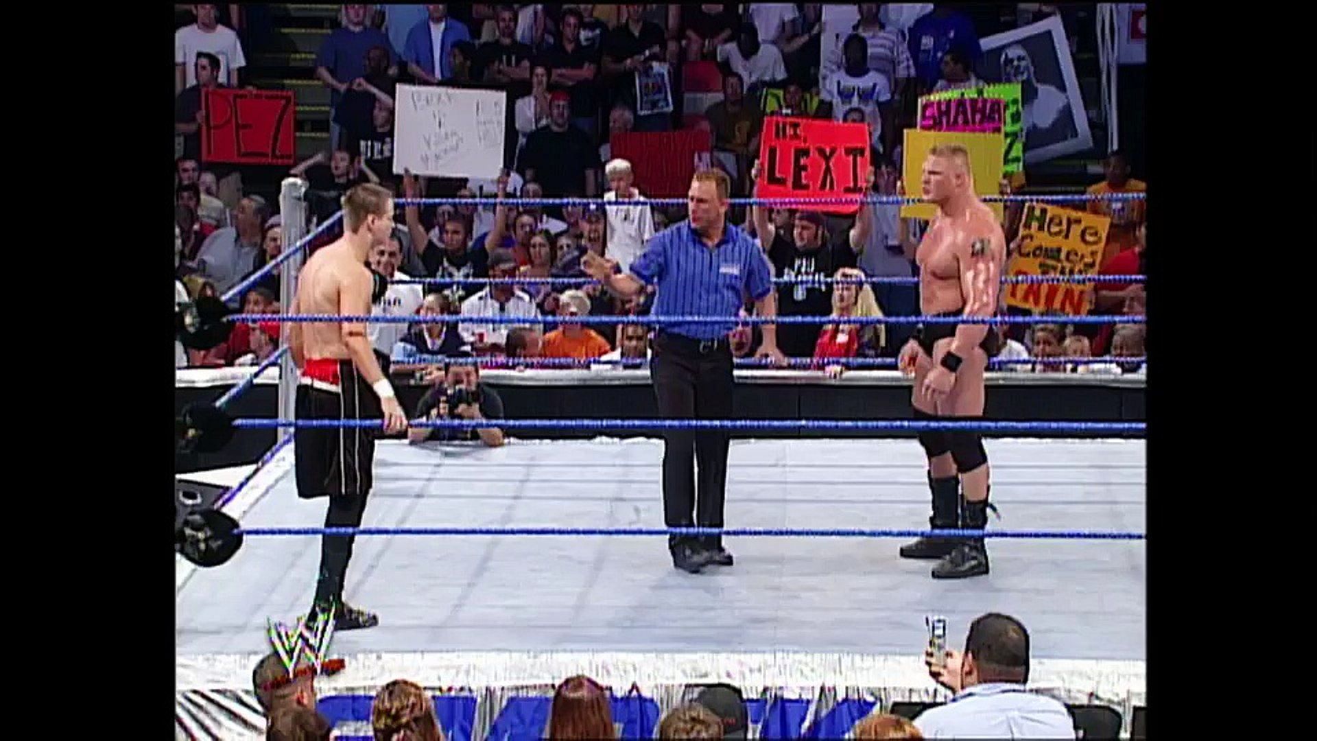 Brock squared off against Gowen on SmackDown