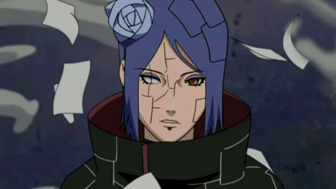 Konan, as seen in the anime Naruto (Image via Studio Pierrot)