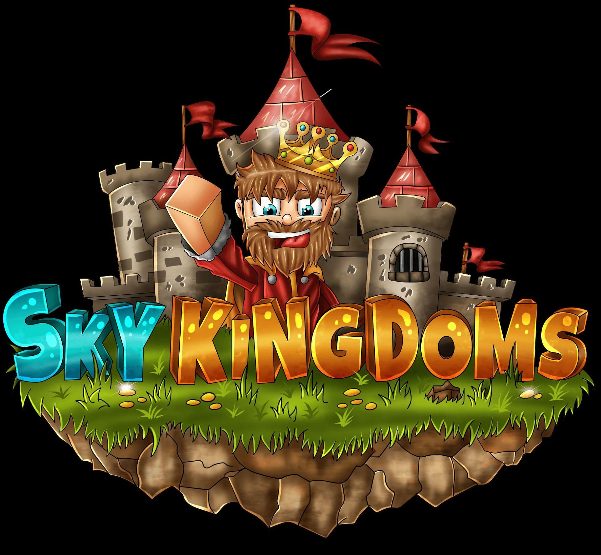 Sky Kingdoms is a very popular and very active Minecraft server that features multiple game modes in addition to Bedwars. (Image via skykingdoms.net)
