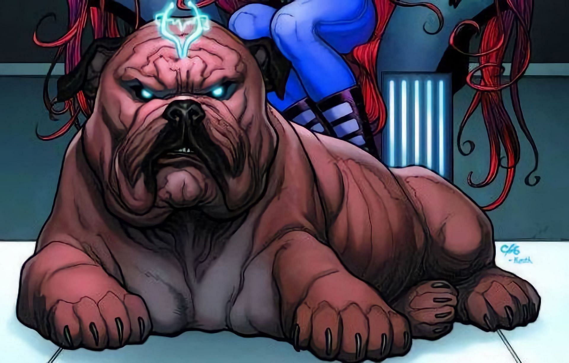 Lockjaw (Image via Marvel Comics)