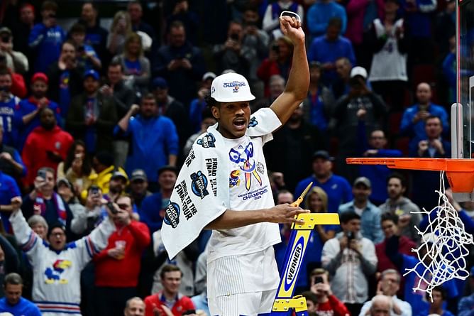 “I told him, I said ‘Och, there’s only one player that’s had as good a senior year as you’” - Kansas coach Bill Self on Ochai Agbaji reaching the Final Four, says he’s proud to play a part in the journey