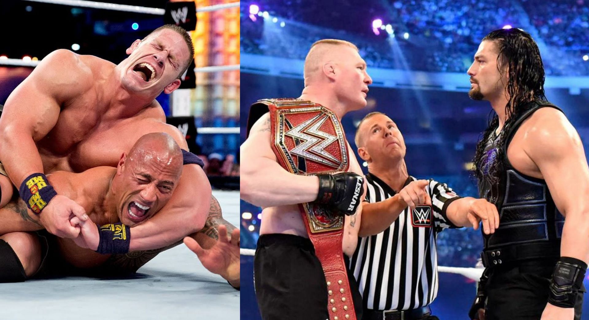 WWE WrestleMania के मेन इवेंट्स में कुछ गलत सुपरस्टार्स को जीत भी मिली है 