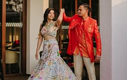 "The love is blooming" - Rahul Chahar gives fans a glimpse of his Mehendi ceremony