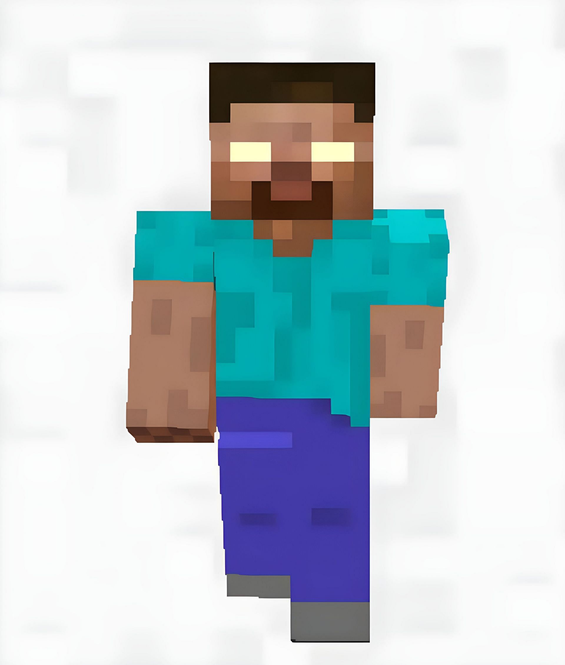 Classic Herobrine Skin (Image via SkinsMC)