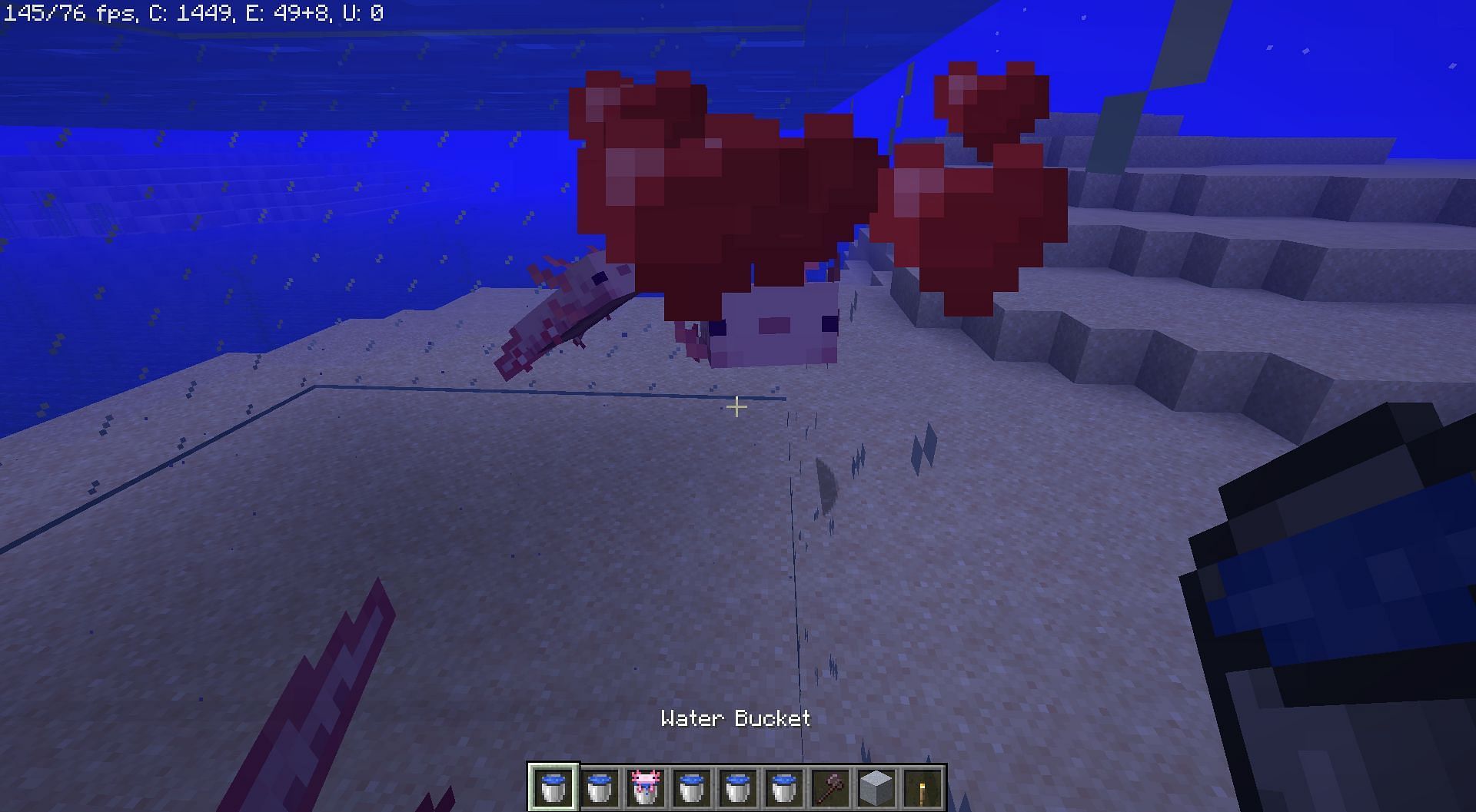 Breeding them to produce the rare mob (Image via Minecraft)