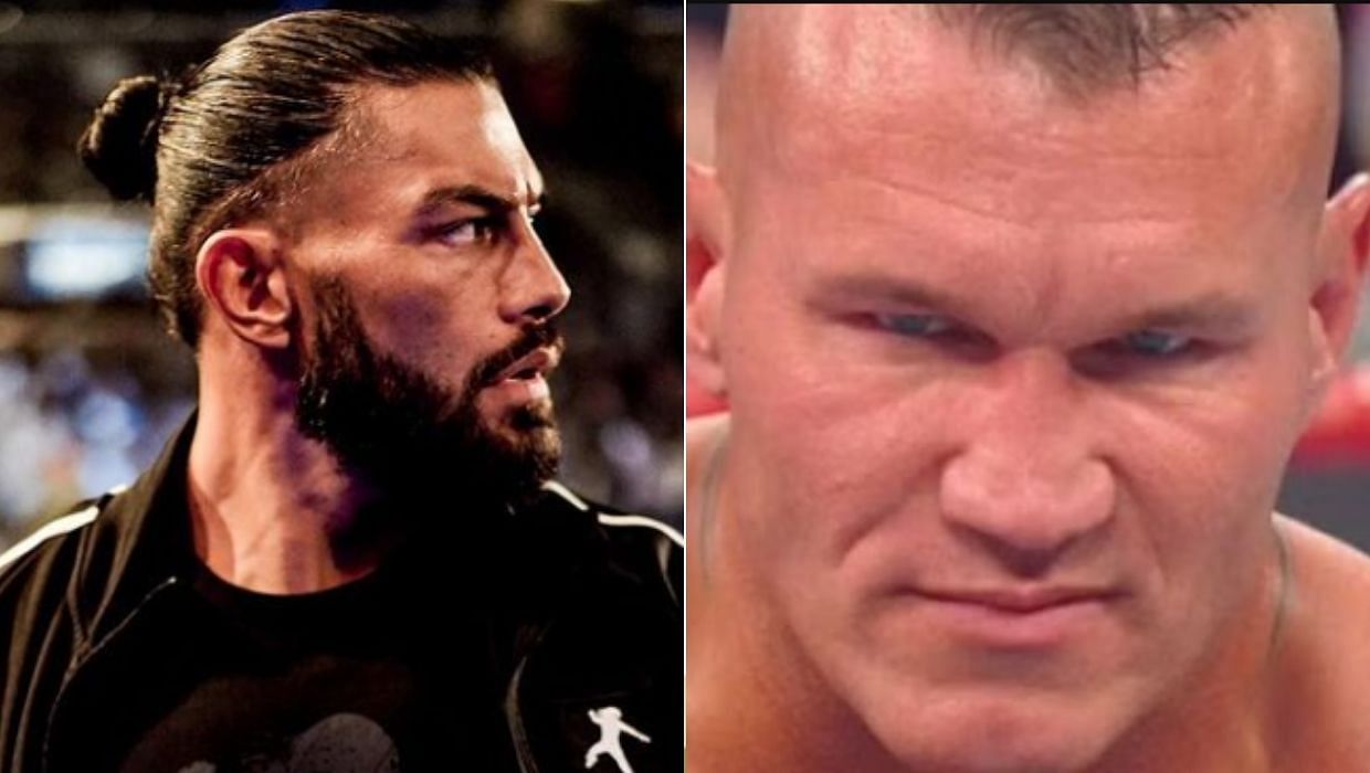  Roman Reigns (left) and Randy Orton (right)