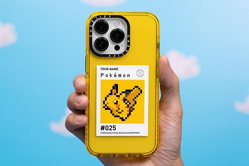 Many fan favorties will be featured on these cases, including Pikachu (Image via CASETiFY)