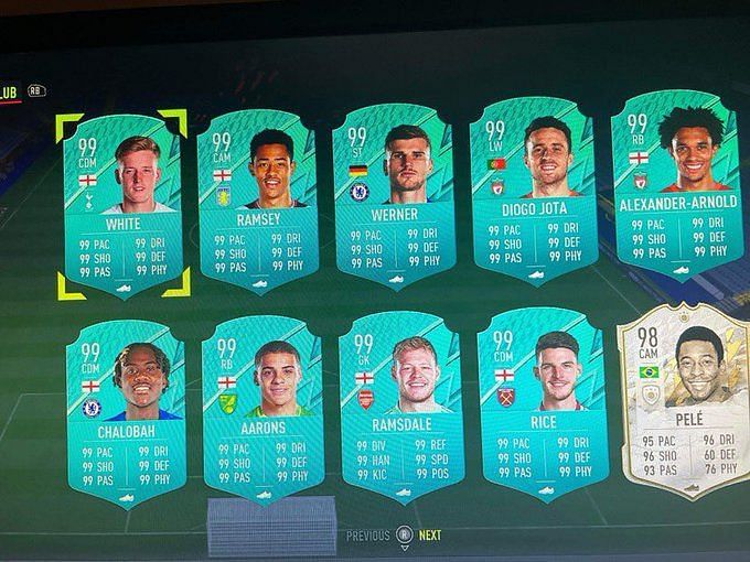 Diogo Jota Timo Werner Which Footballers Have Pro Players Cards In