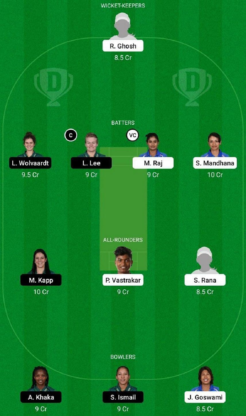 IN-W vs SA-W Dream11 Fantasy Tip #1