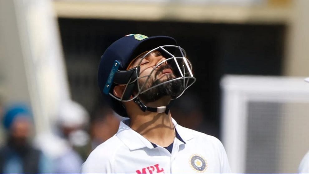 Virat Kohli would have hoped to end his long century drought in his 100th Test [P/C: BCCI]