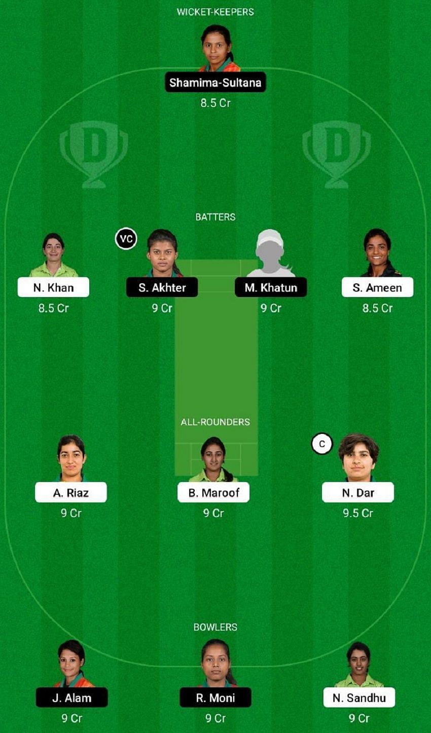 PK-W vs BD-W Dream11 Fantasy Tip #1