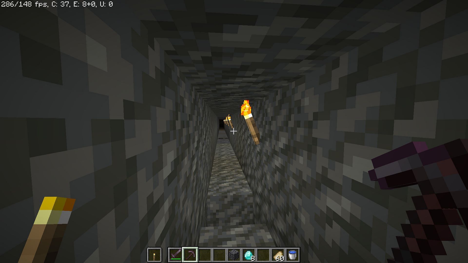 Strip mining (Image via Mojang)