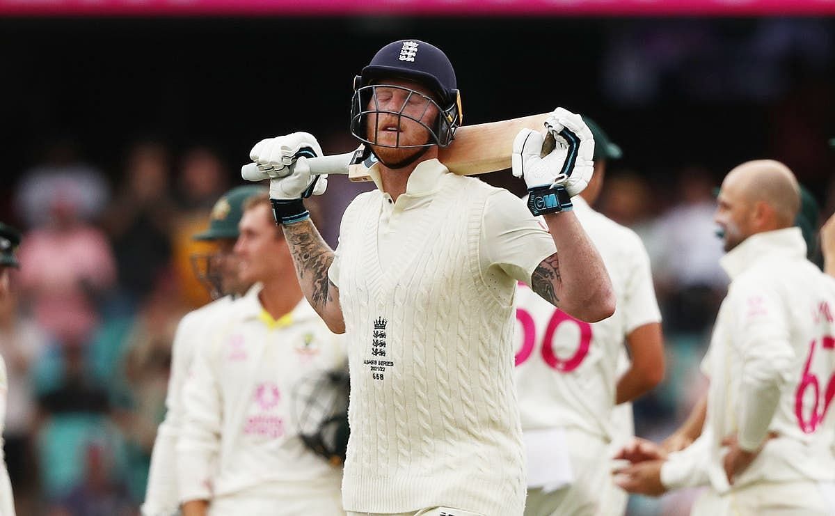 Ben Stokes had an average Ashes series by his standards (Image: Twitter)