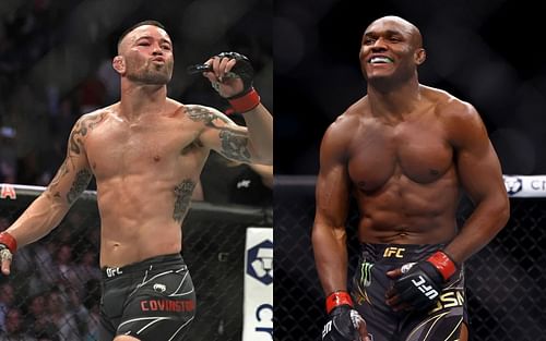 Colby Covington [left], Kamaru Usman [right]