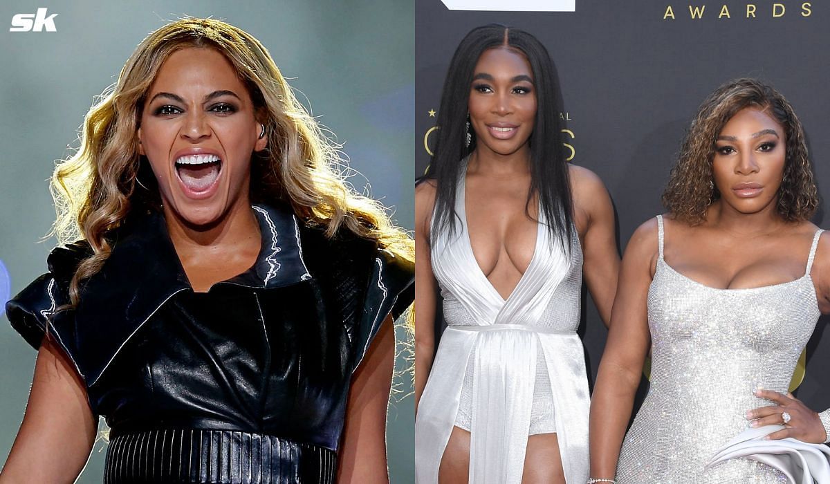 Beyonce (L), Venus and Serena Williams