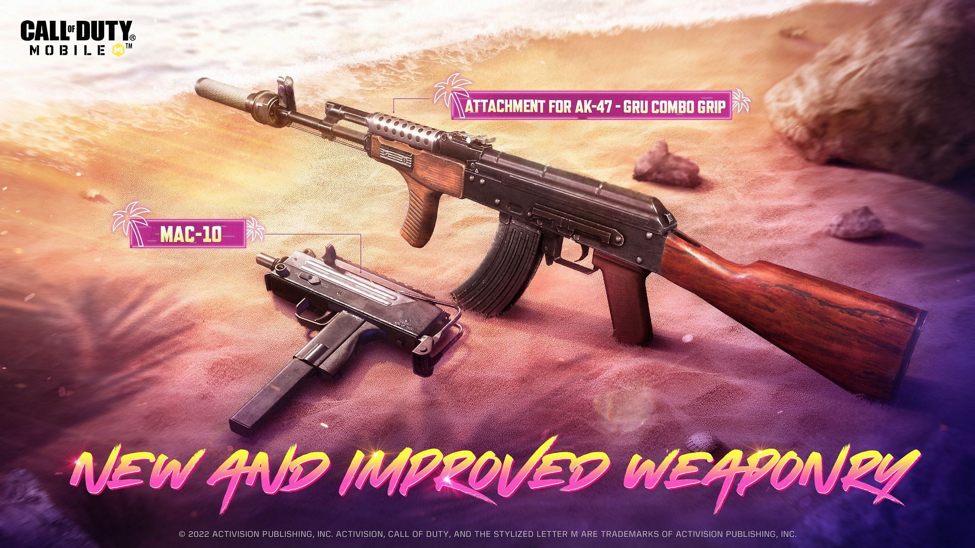 The new armaments (Image via Activision)